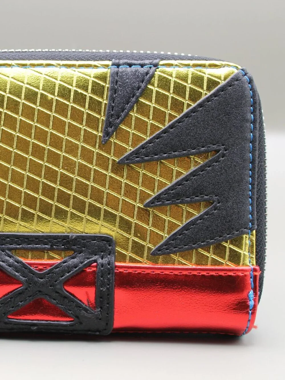 Loungefly Marvel X-Men Wolverine Metallic Cosplay Zip Wallet NWT
