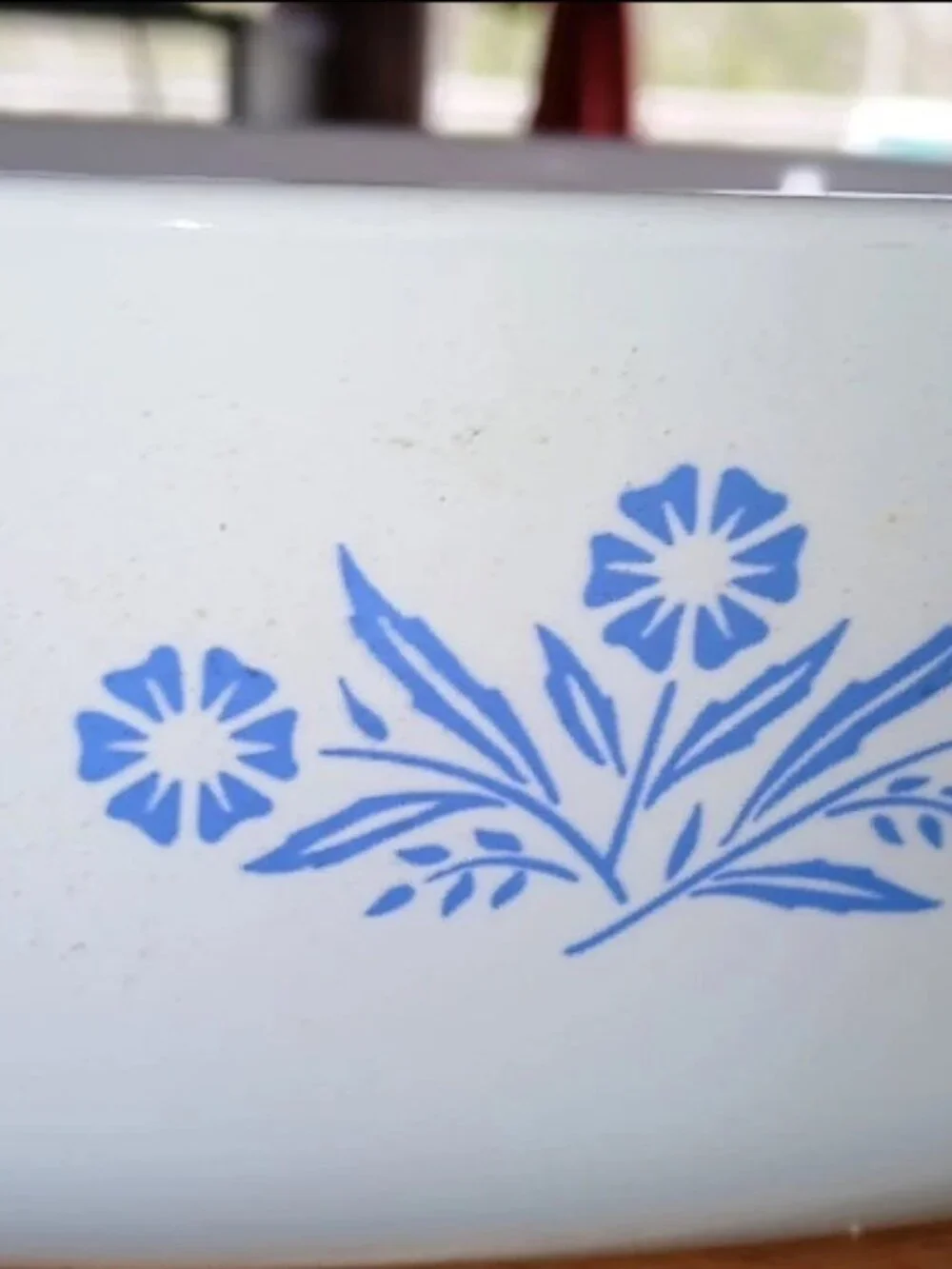 Corning Ware Blue Corn Flower gas especially