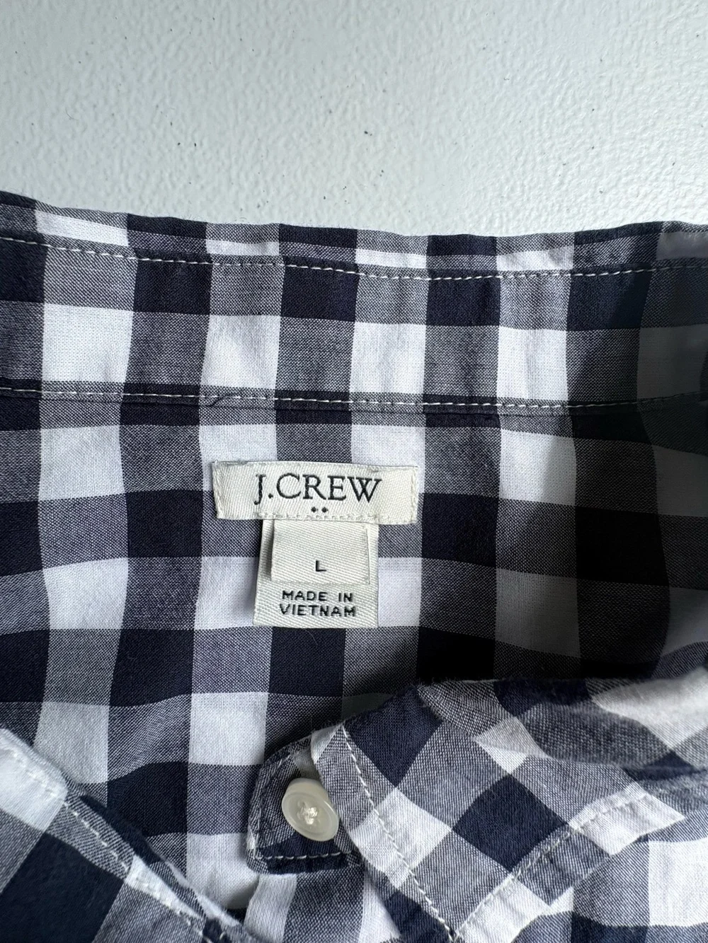 J. Crew classic gingham