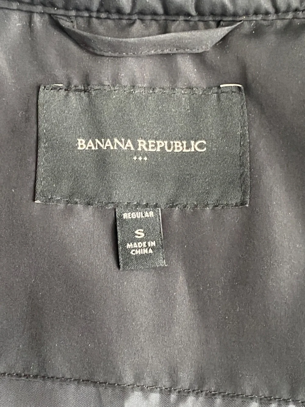 Banana Republic Black Quilted Moto Motorcycle Mock Neck Jacket Sm / Md