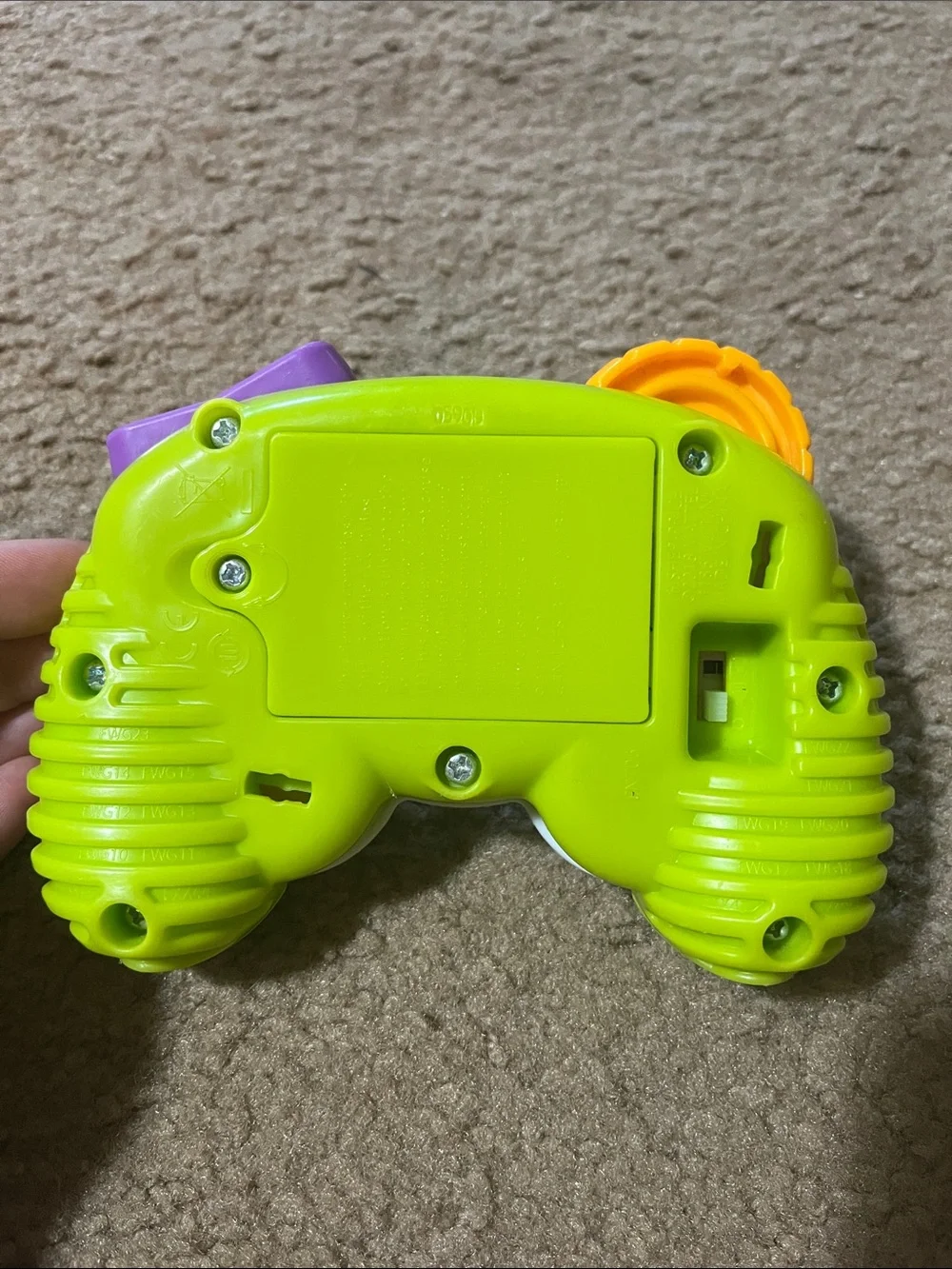 Fisher-Price White, Lime Green and Blue Interactive Baby Game Controller Toy
