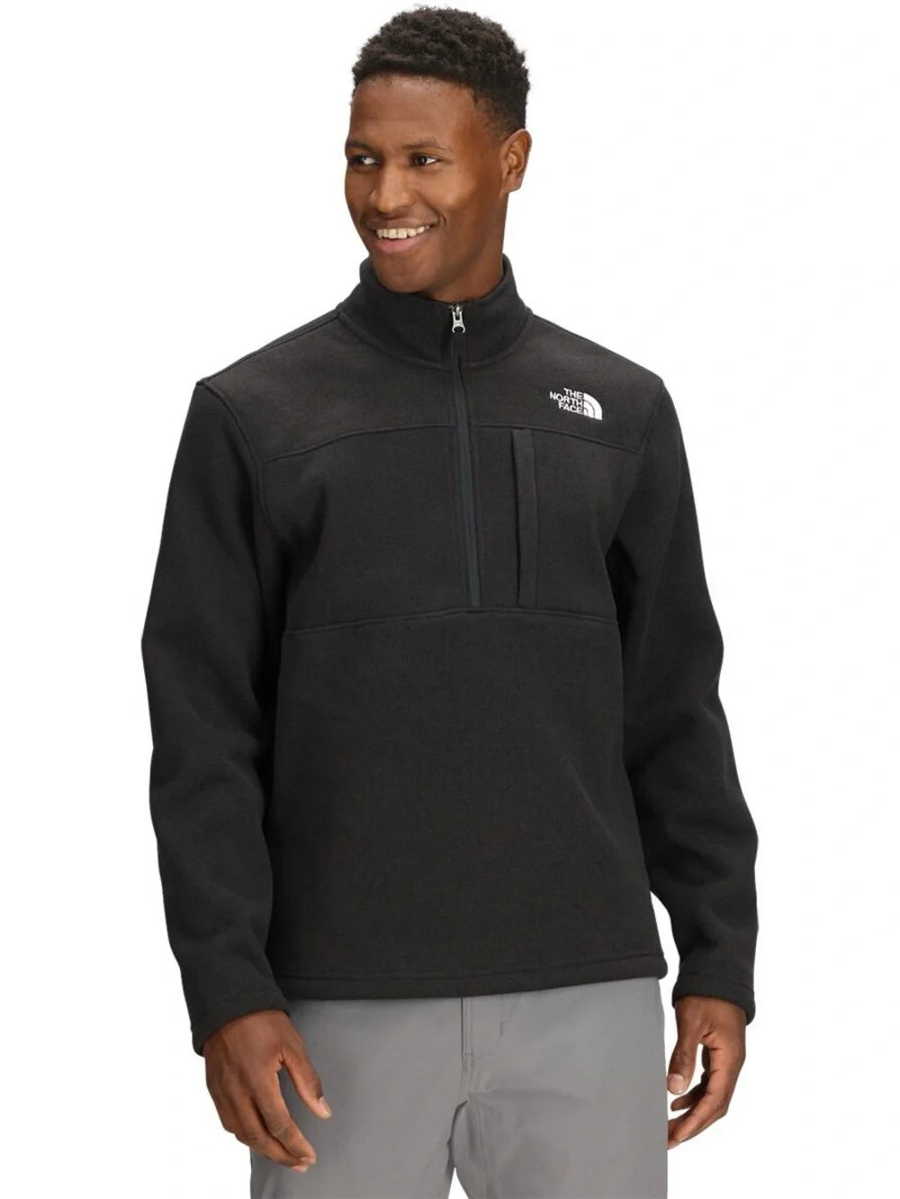 The North Face - Gordon Lyons 1/4-Zip Jacket - Men's - Black Heathered