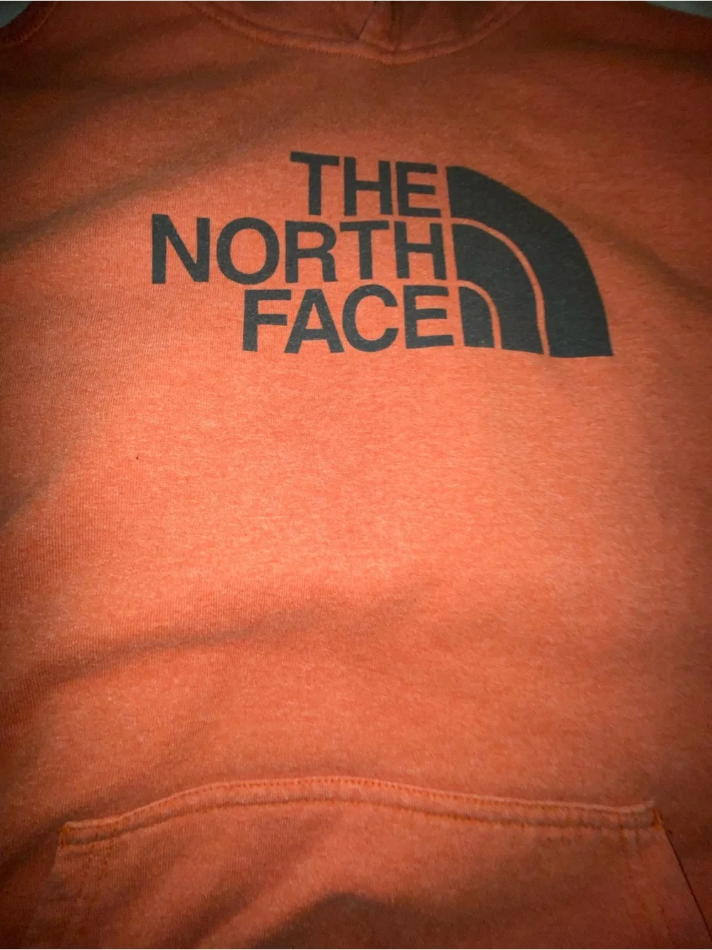 The North Face bold orange