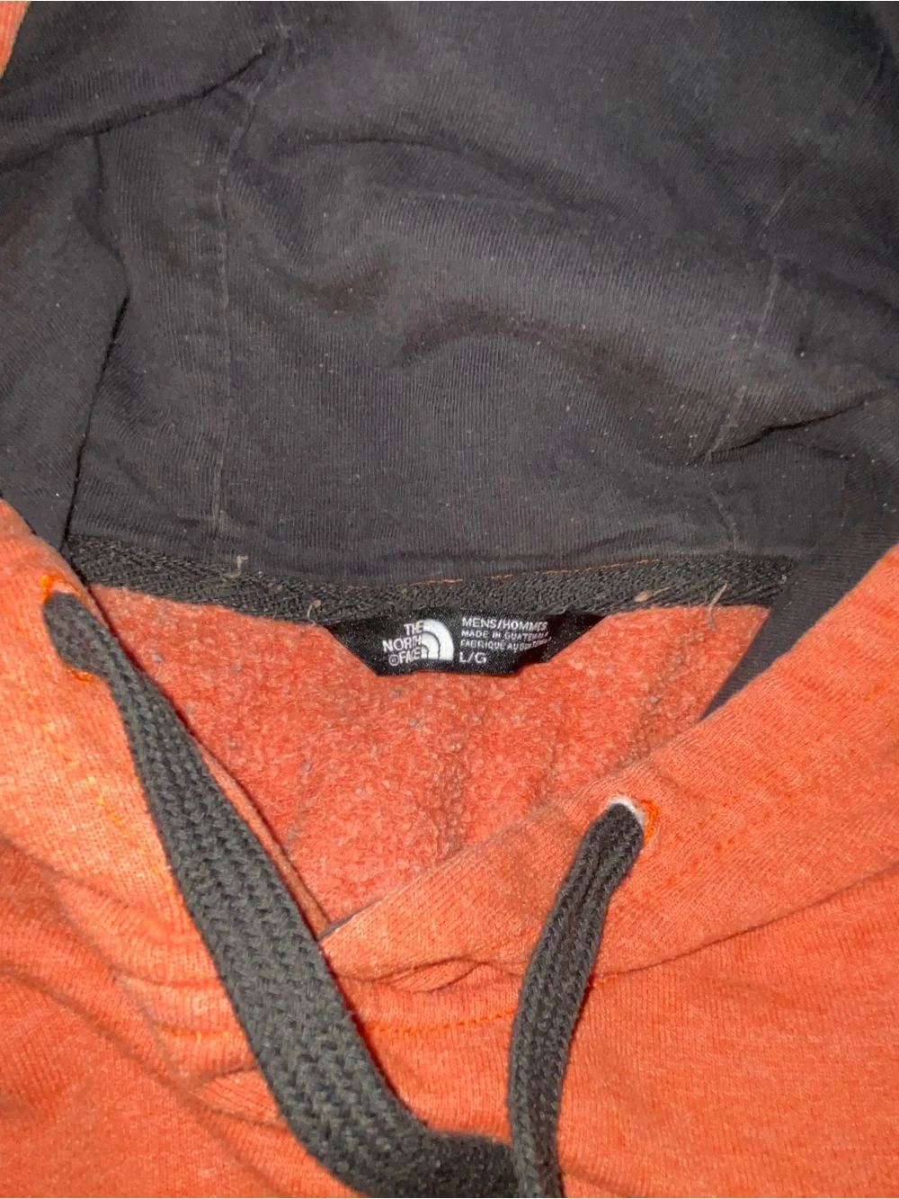 The North Face bold orange