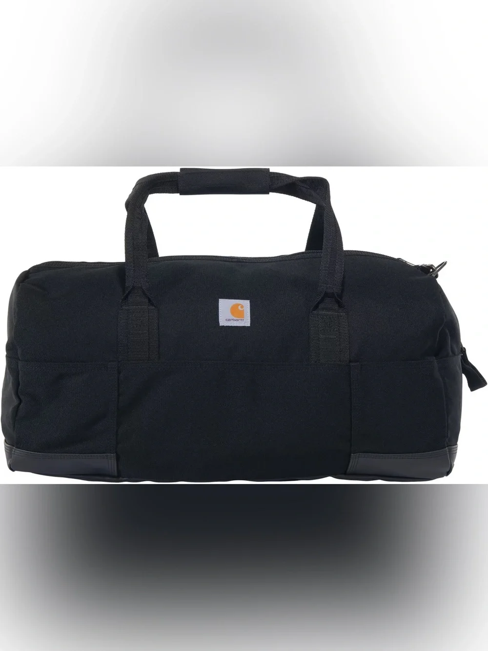 Carhartt Black Heavy Duty Duffle Travel Work Gear Bag