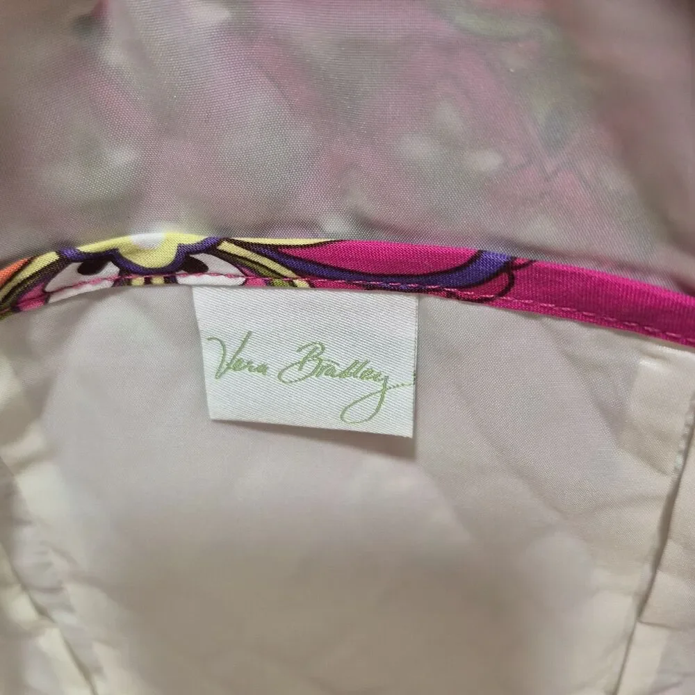 VERA BRADLEY Make A Change Baby Diaper Bag PINK SWIRLS NWT