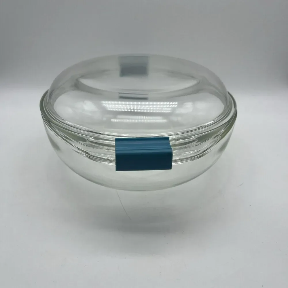 Vintage PYREX 1.5 Qt. Casserole #023 Baking Dish Bowl, Lid #683-C, Sealing Cips