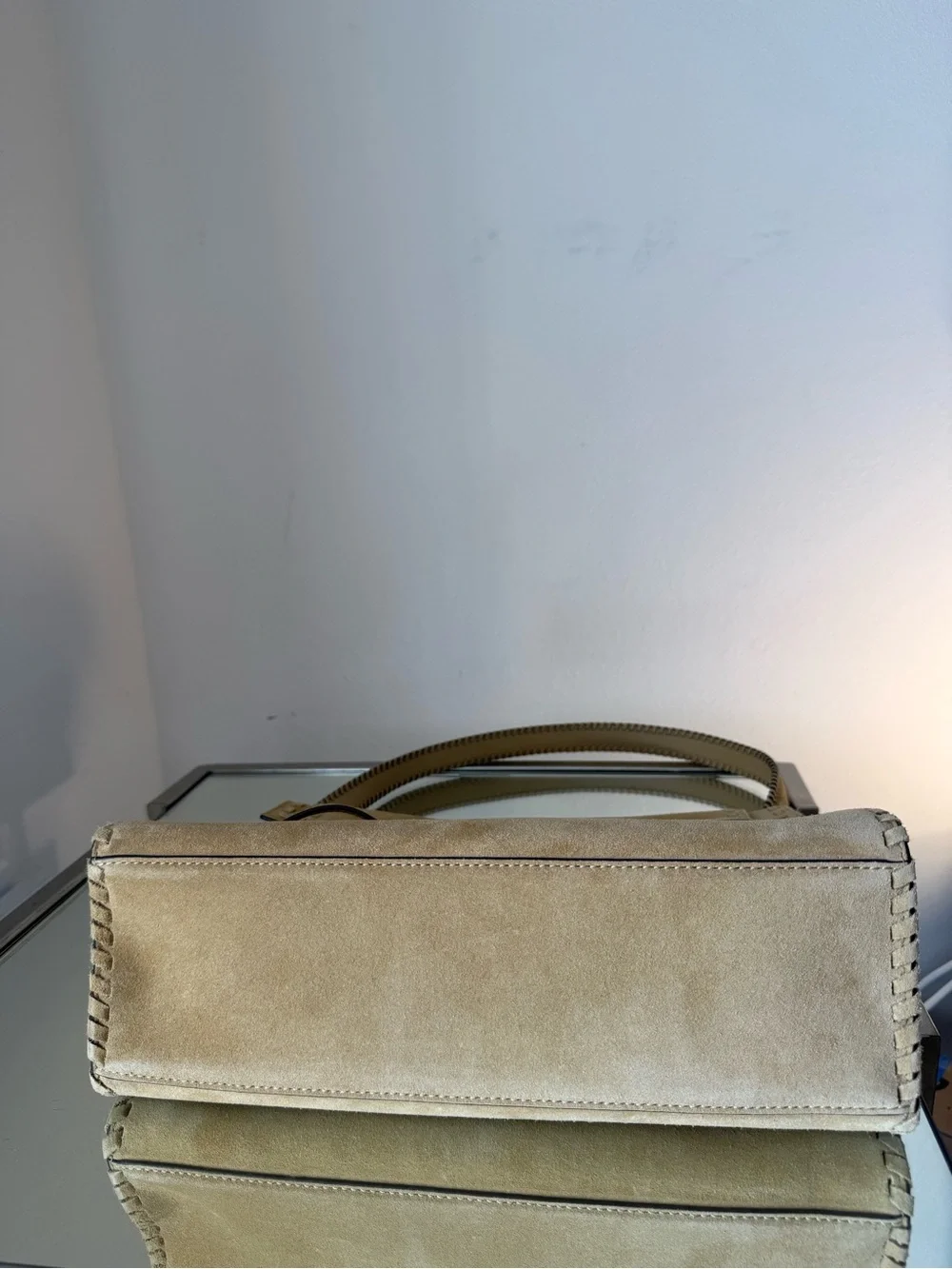 Tory Burch LEE RADZIWILL LARGE SUEDE SHOULDER BAG $1,260