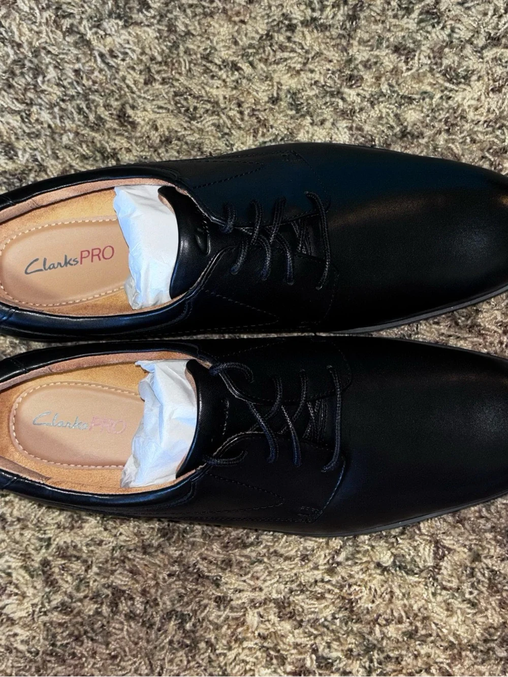 Clarks classic black