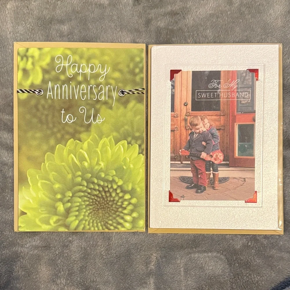 🌻 Bundle of 2 Hallmark Anniversary Cards