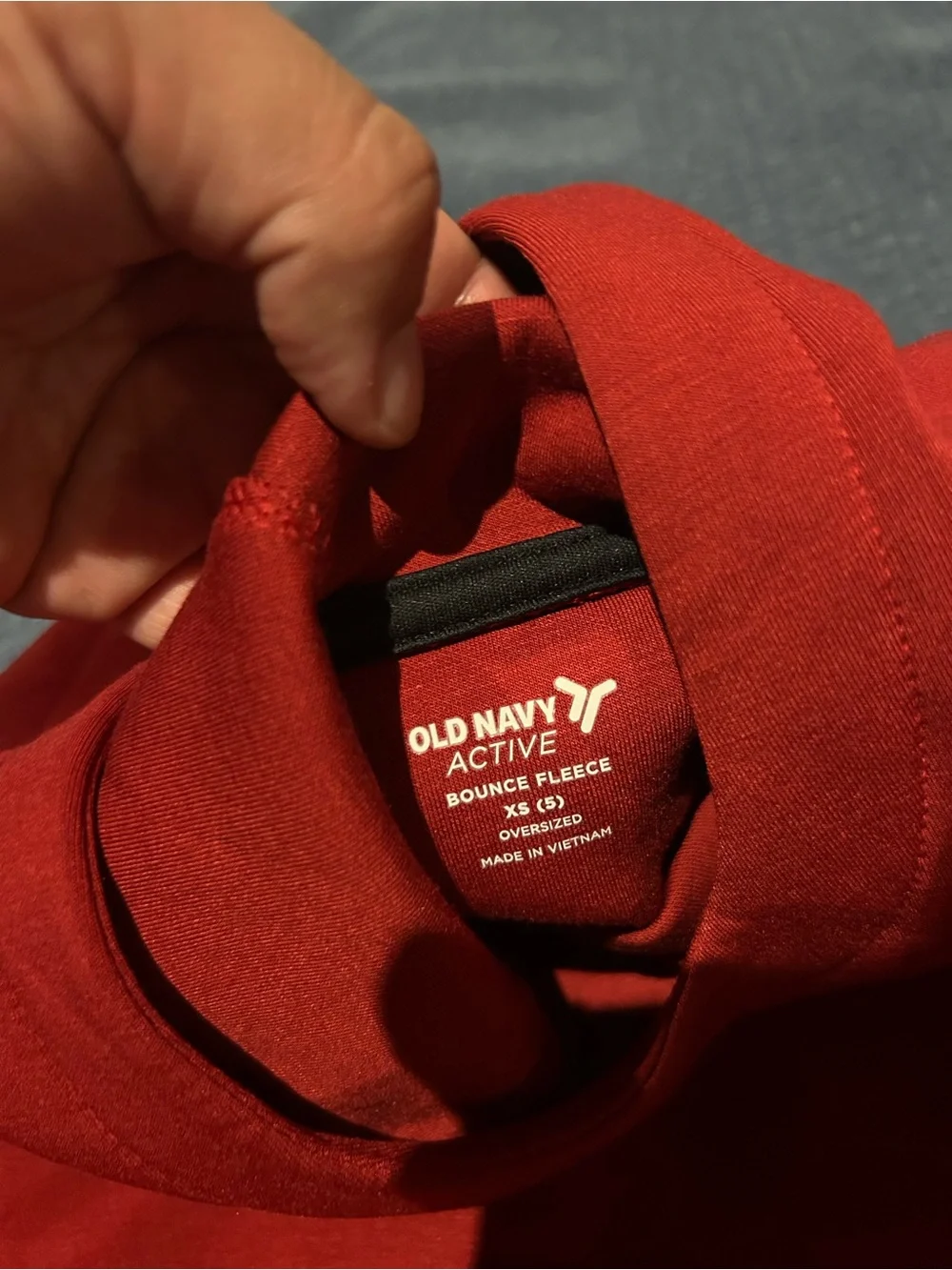Old navy Kids Red Hooded Pullover Sweater