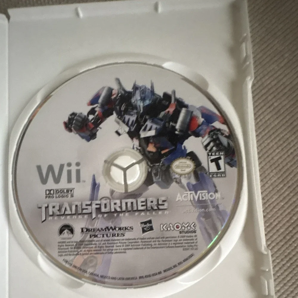 Activision Transformers: Revenge of the Fallen Nintendo Wii Action/Adventure T