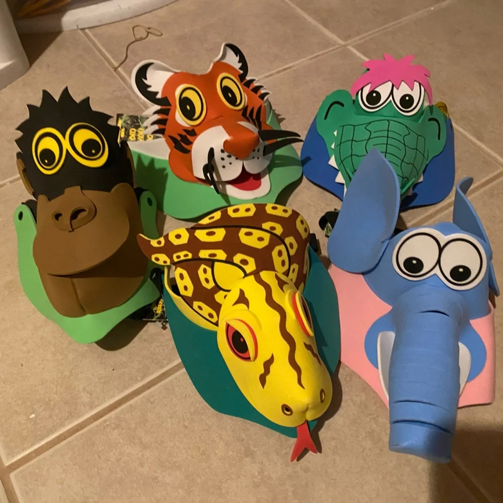 - Animal hats birthday