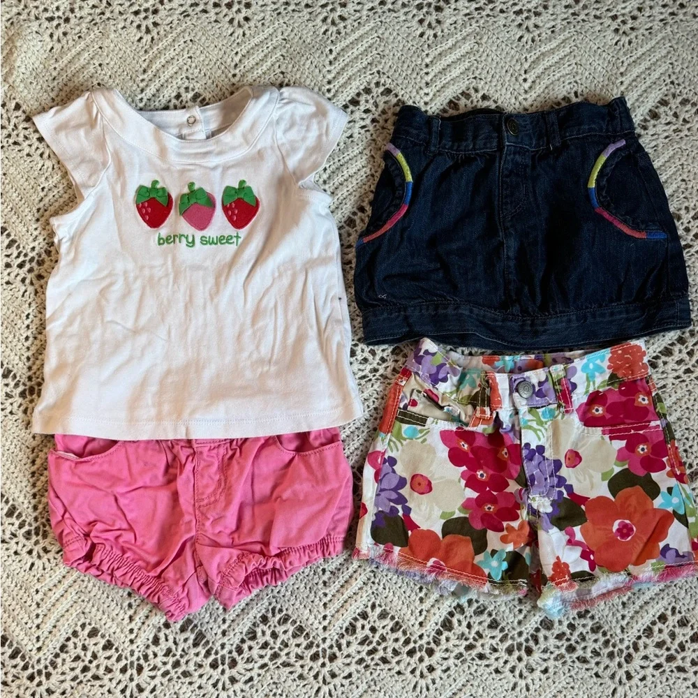 Vintage Gymboree Mix Of Size 3T Clothes Cute 3-D Details Adorable Shirt
