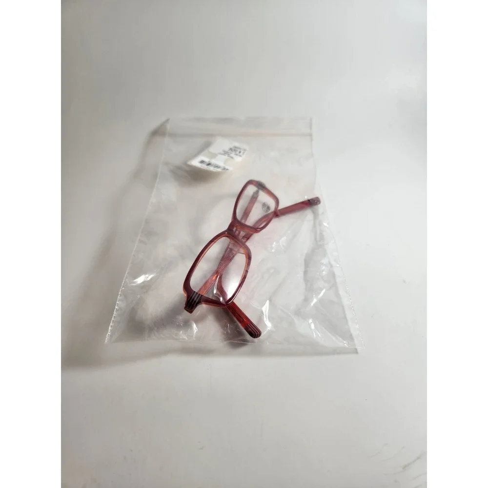 Steve Madden DS250 Burgundy Rectangular Eyeglasses Frames 49-15-135 Handmade NEW