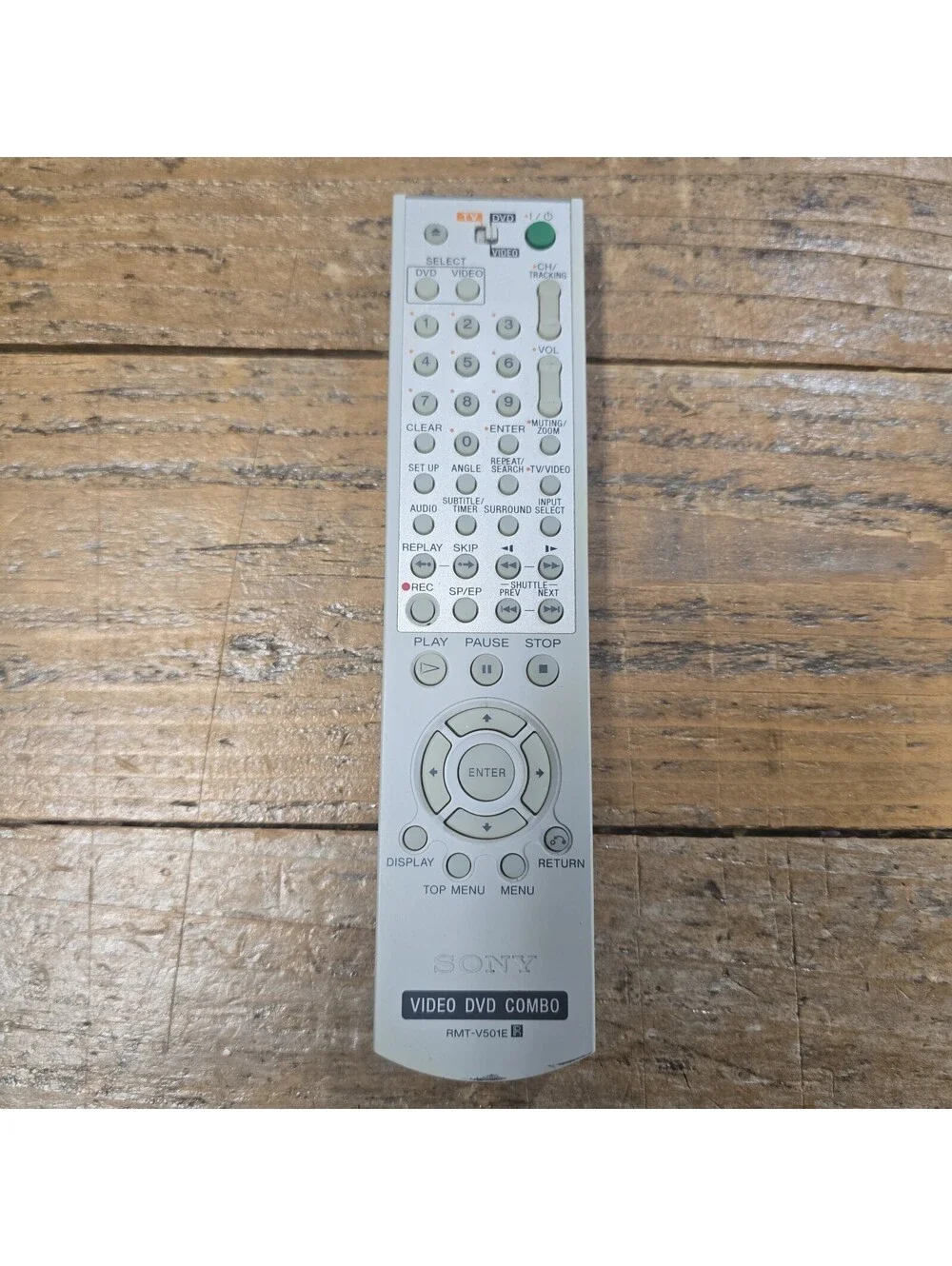 Sony Genuine RMT-V501E VHS/DVD Remote SLV-D360P SLV-D370P SLV-D560P SLV-D630P