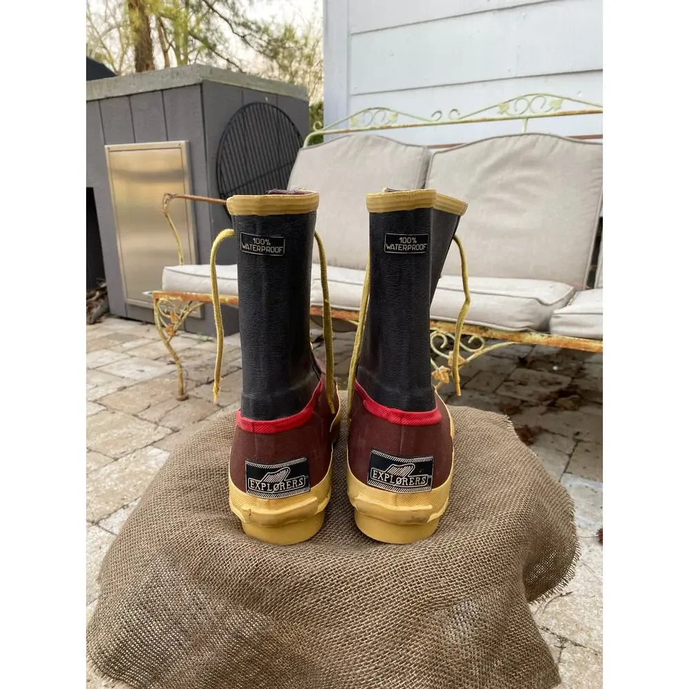 Vintage Explorers‎ Steel Shank Rubber Muck Boots | 1980s - (Men's 10)
