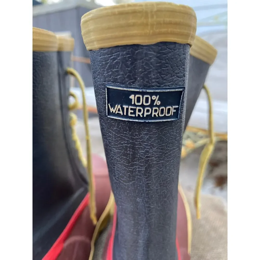 Vintage Explorers‎ Steel Shank Rubber Muck Boots | 1980s - (Men's 10)