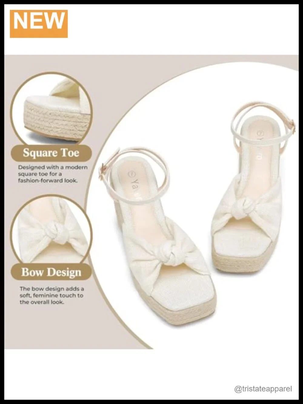 N/A chic espadrille