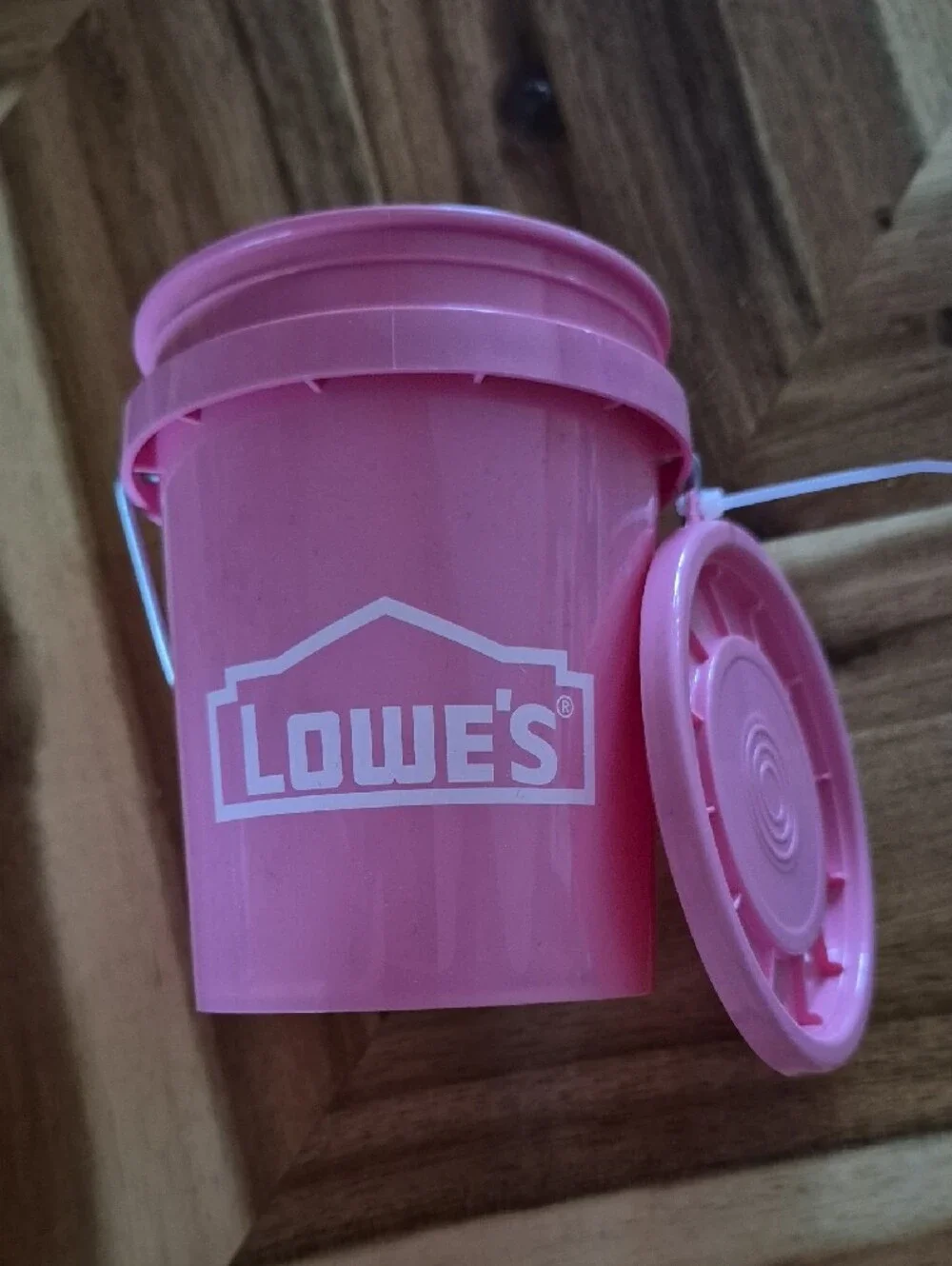 Colorful Lowes Mini Buckets - Pink, Blue, Teal