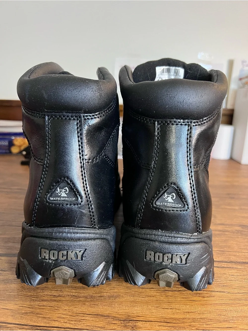 Rocky Alpha Force 6-Inch Uniform Boot - Black- 14 Wide
