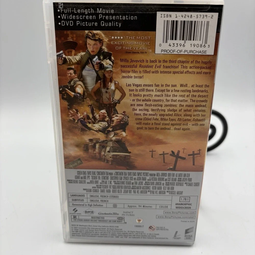 Resident Evil Extinction (UMD,‎ Sony PSP, 2008) Pre-Owned
