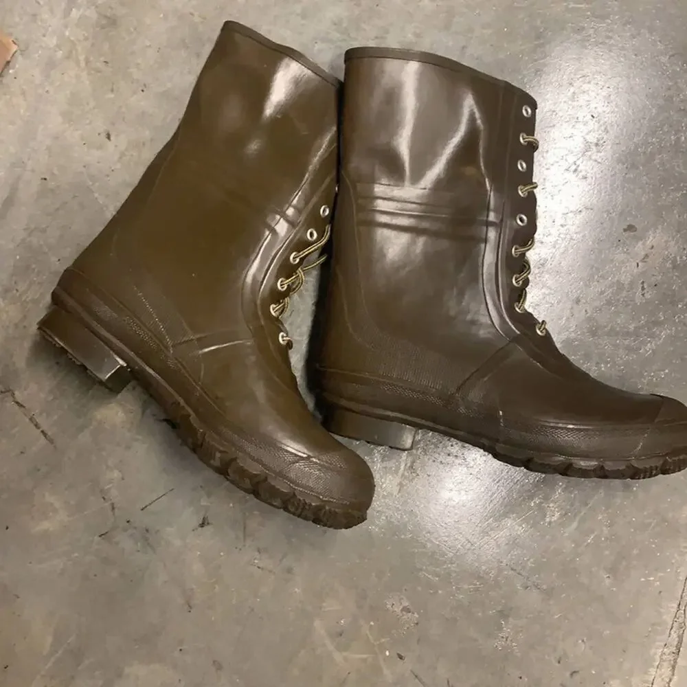 BRIGHTON MENS‎ BROWN LACE UP LEATHER GRANNY BOOTS SIZE US 9