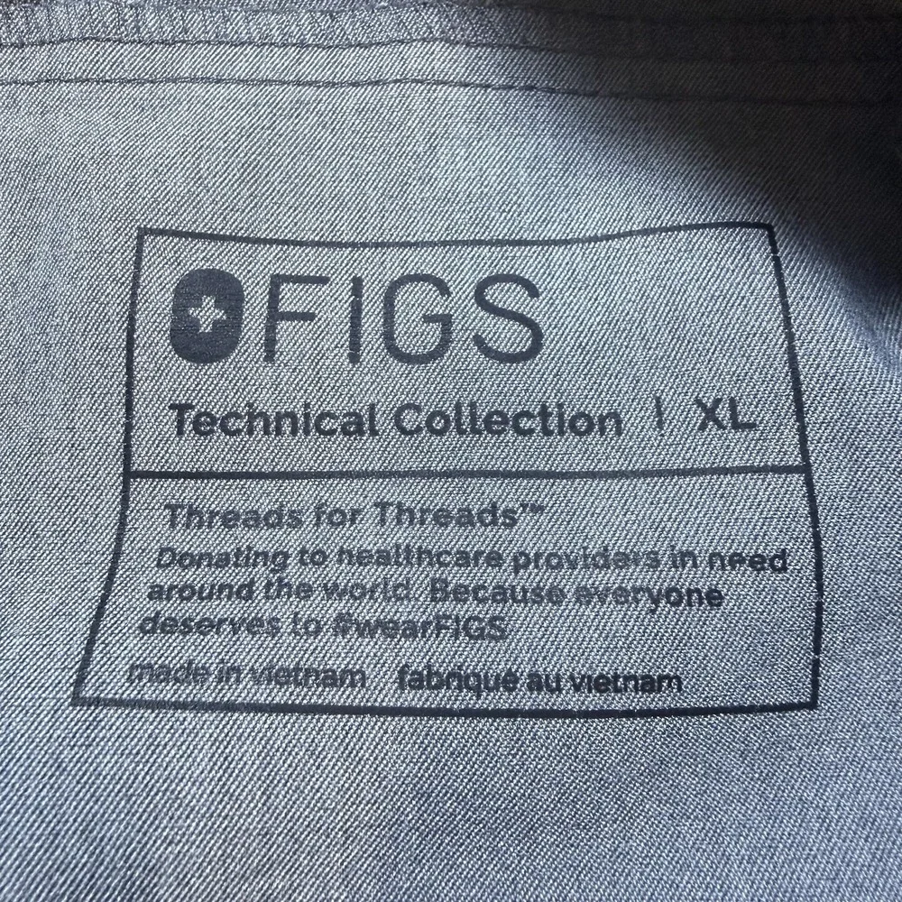 Figs Tansen Jogger Men's XL MXXSW2004 Gray PO# 2012