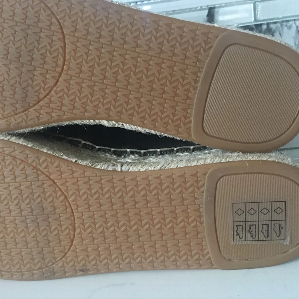 Michael Kors Espadrille Slip-On Flats in Dark Brown