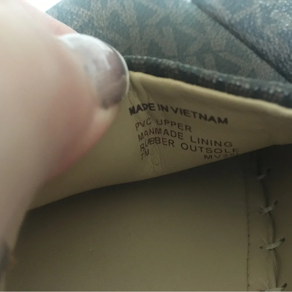 Michael Kors Espadrille Slip-On Flats in Dark Brown