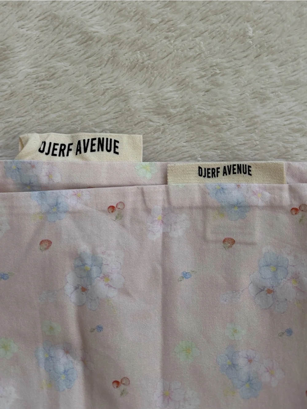 Djerf Avenue Duvet Cover Pillow Case Set Single in Summer Island NWOT