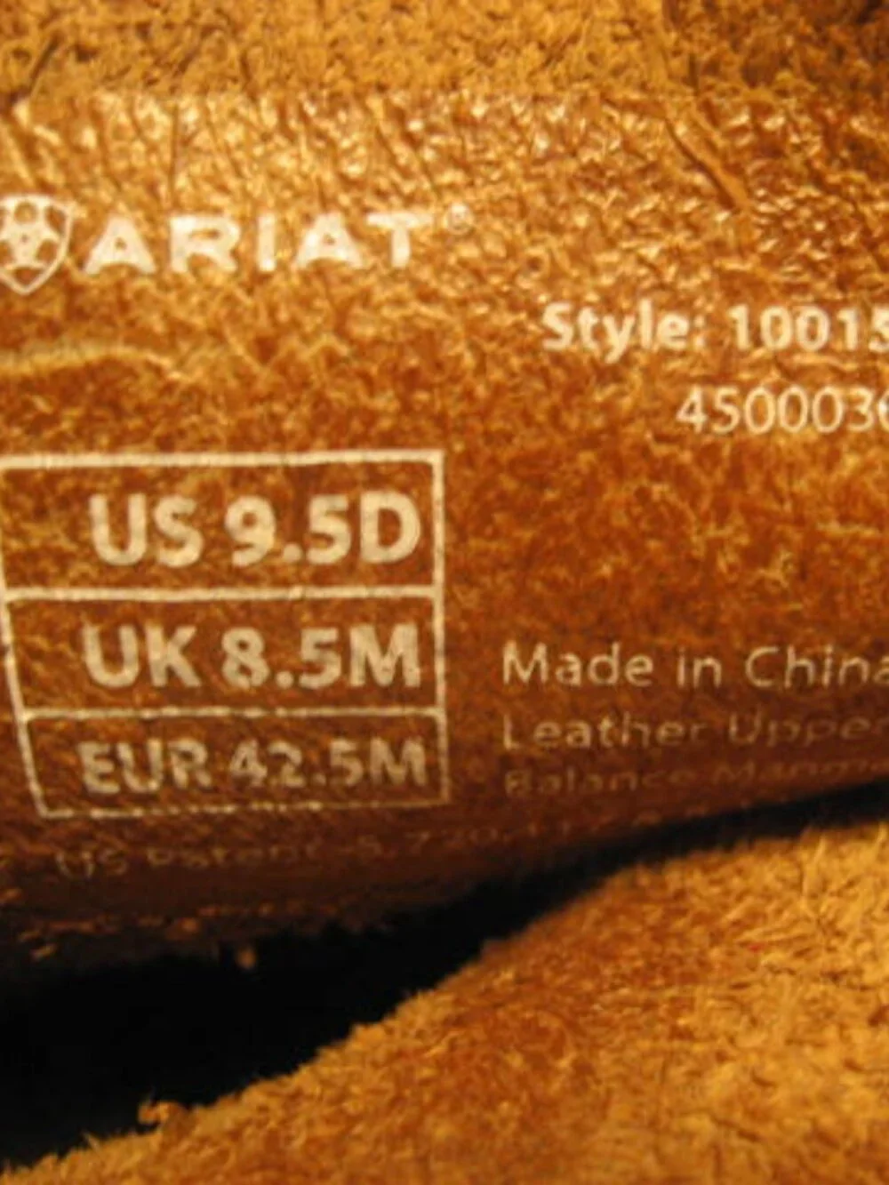 Men's Ariat Rambler Antiqued Brown Leather Square Toe Boots sz 9.5D