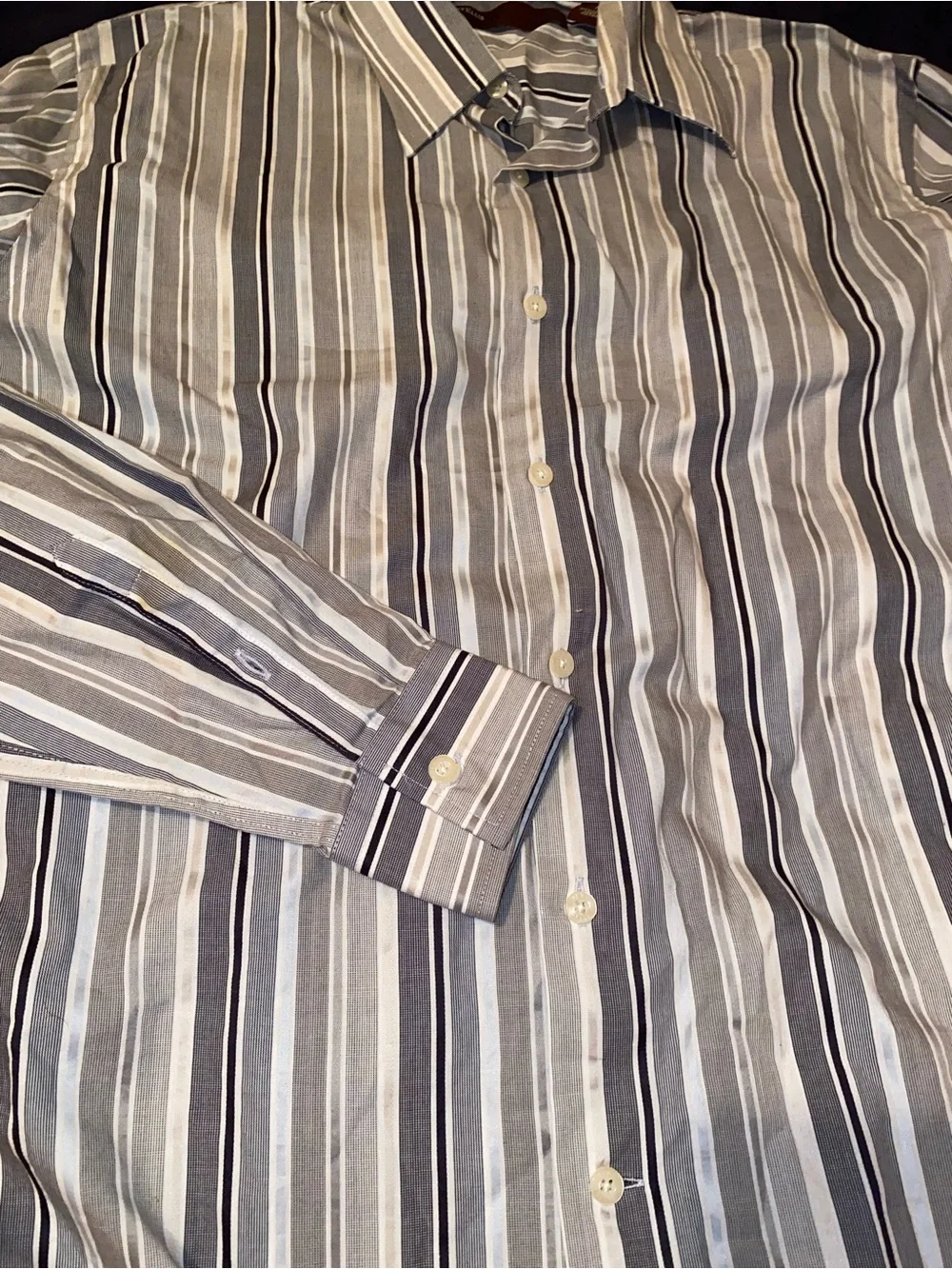 Perry Ellis vertical striped