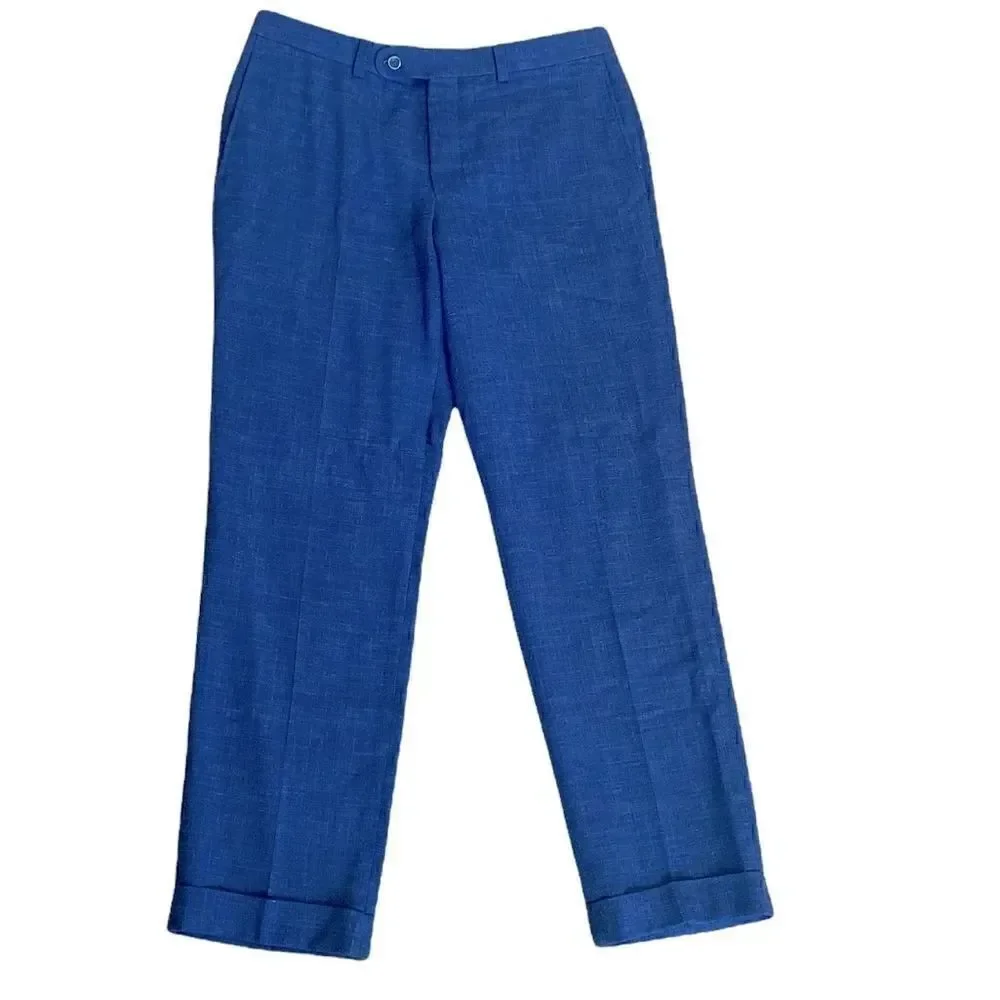 Jack Victor Riviera Travelers Pants Navy Blue Size 35