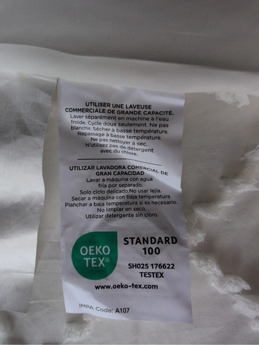 Bedsure King Comforter Set Off White 104x90 3pc Polyester Soft Prewashed