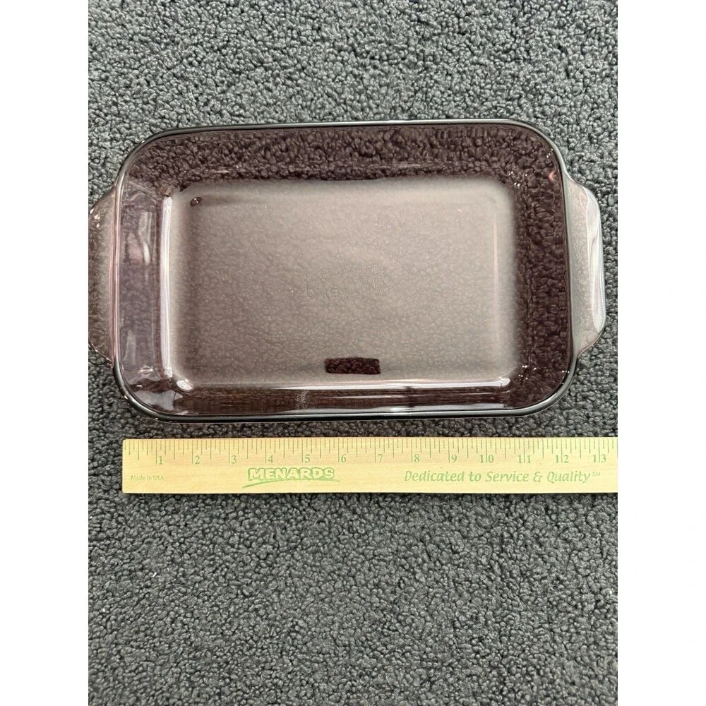 Pyrex cranberry amethyst