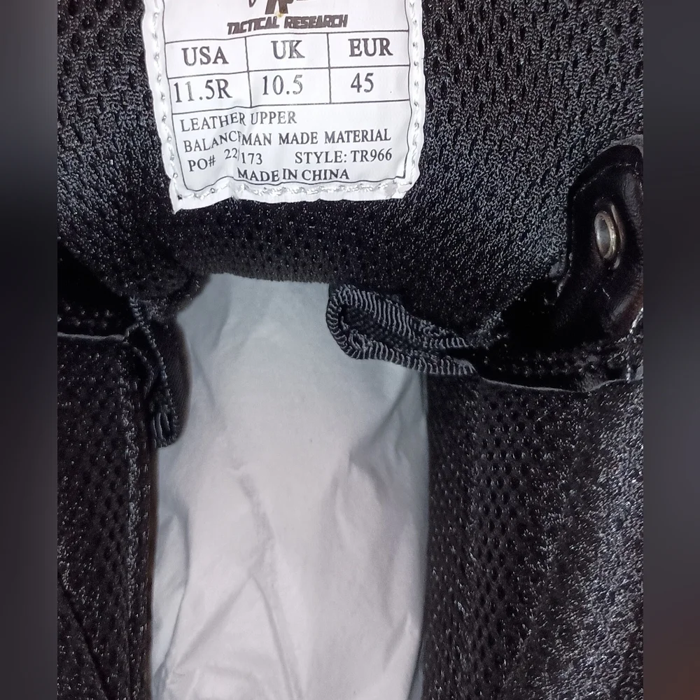 Tactical Research by Belleville sole right collar