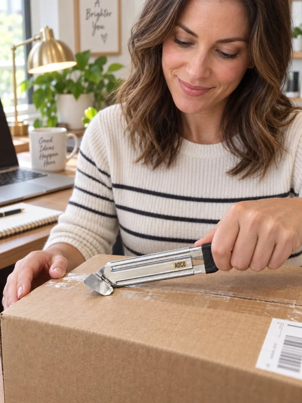 ADCO Safety Box Cutter 6-Pack for Home Resellers & Small Businesses