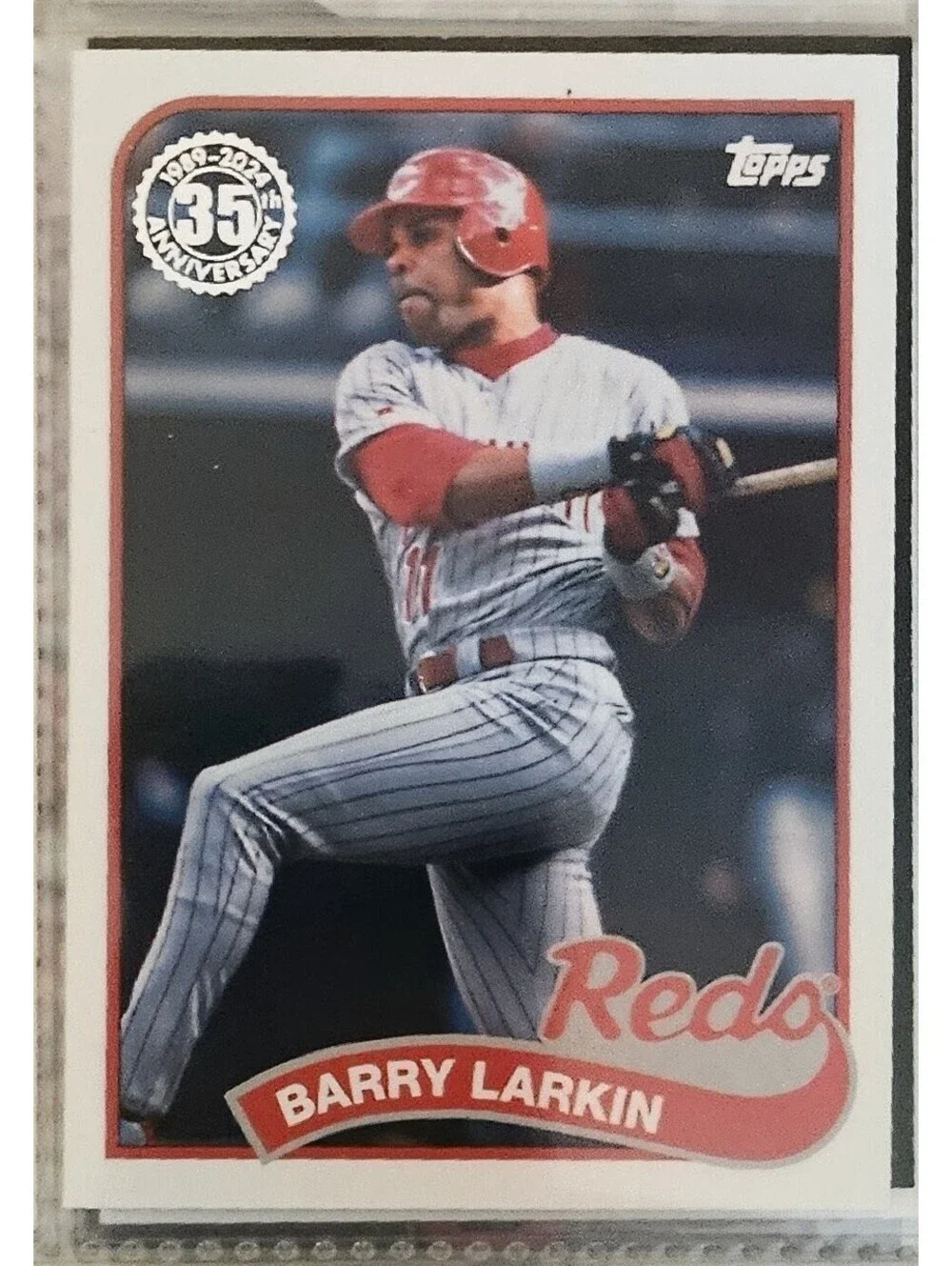 Barry Larkin 2024 Topps 1989 35th Anniversary #89B-51 Cincinnati Reds HOF