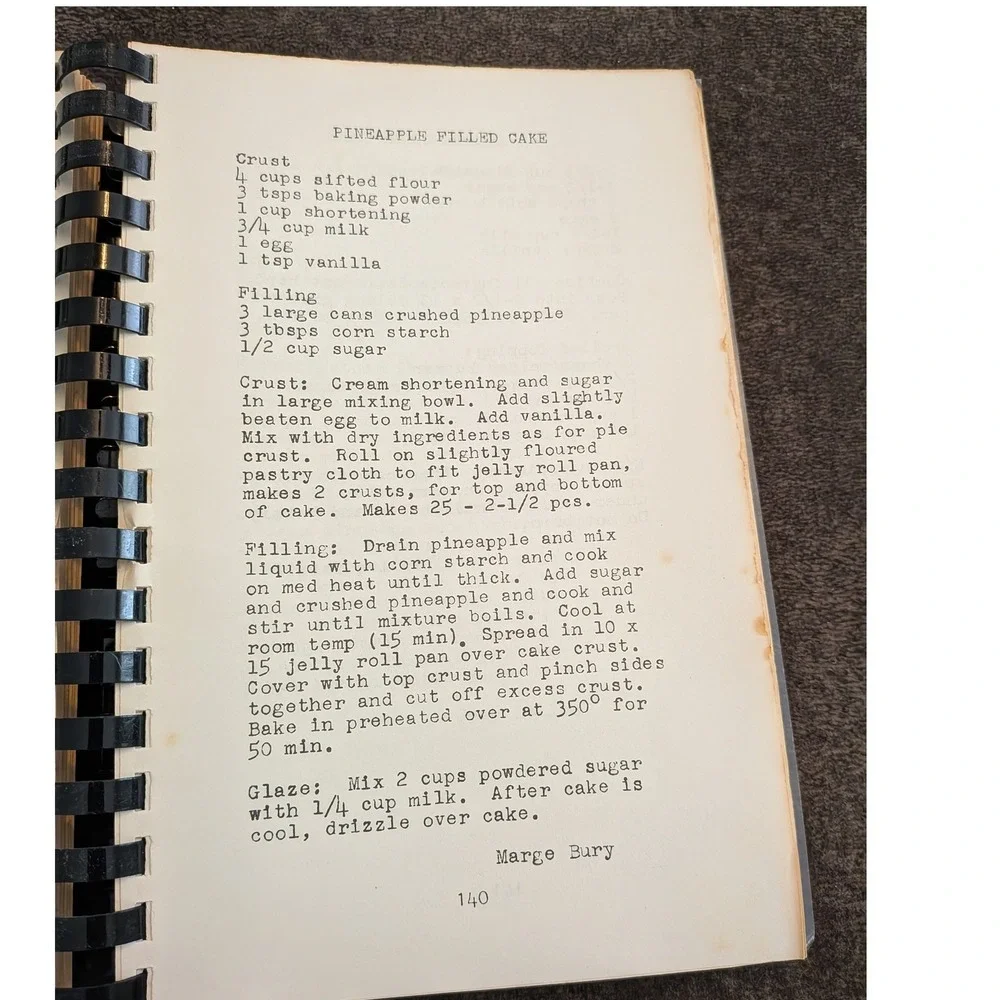 Saint Clements Michigan Culinary Collection VTG 1979 Community‎ Cookbook Spiral