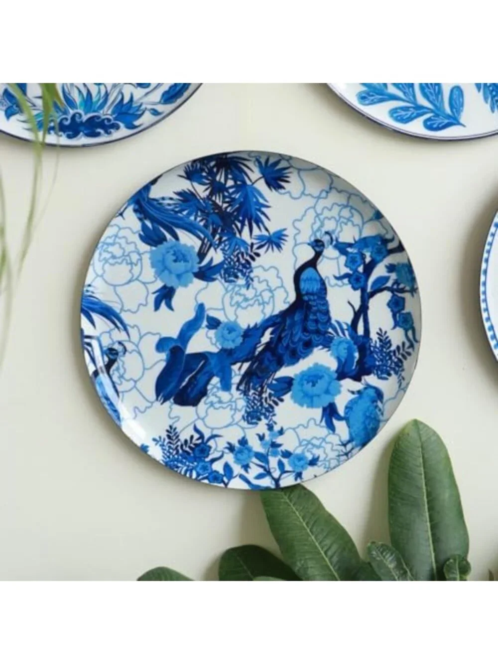 Set of 9 Blue & White Delft Wall Plates | 10” Dutch Art Decor | Windmill & Tulip