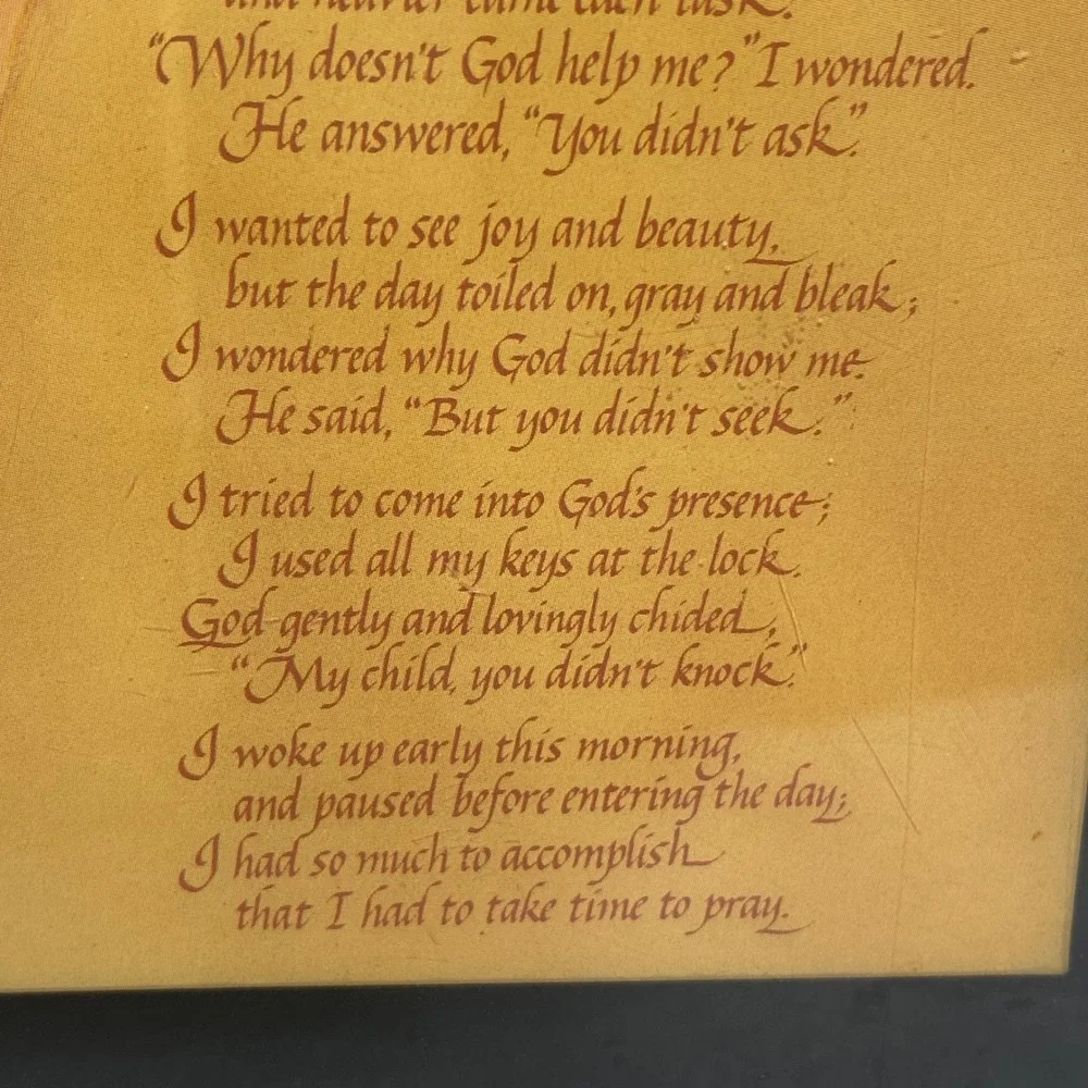 The‎ Difference Inspirational Poem Print Praying Hands Christian Religious Art