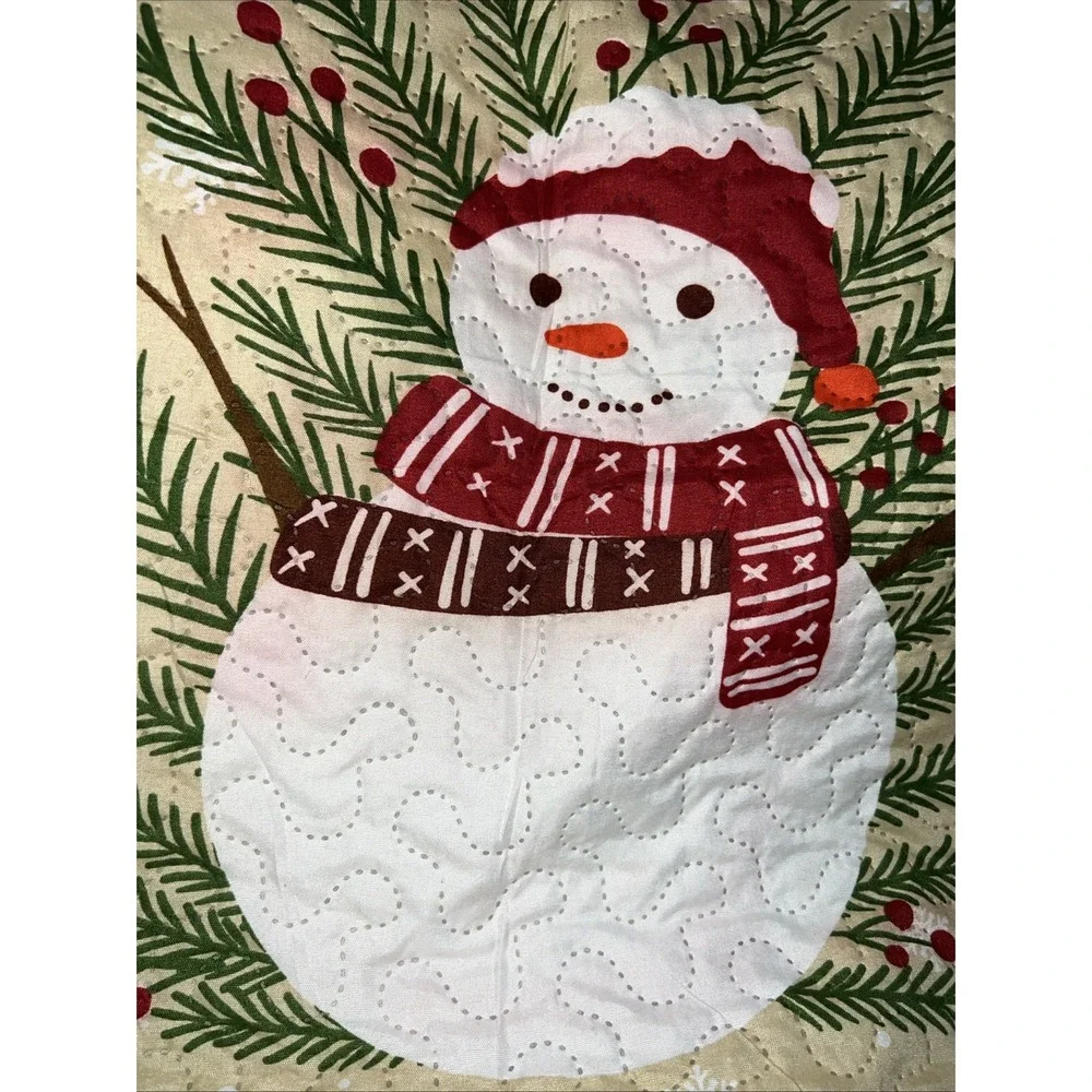 The Unbranded Brand christmas quilt pillow