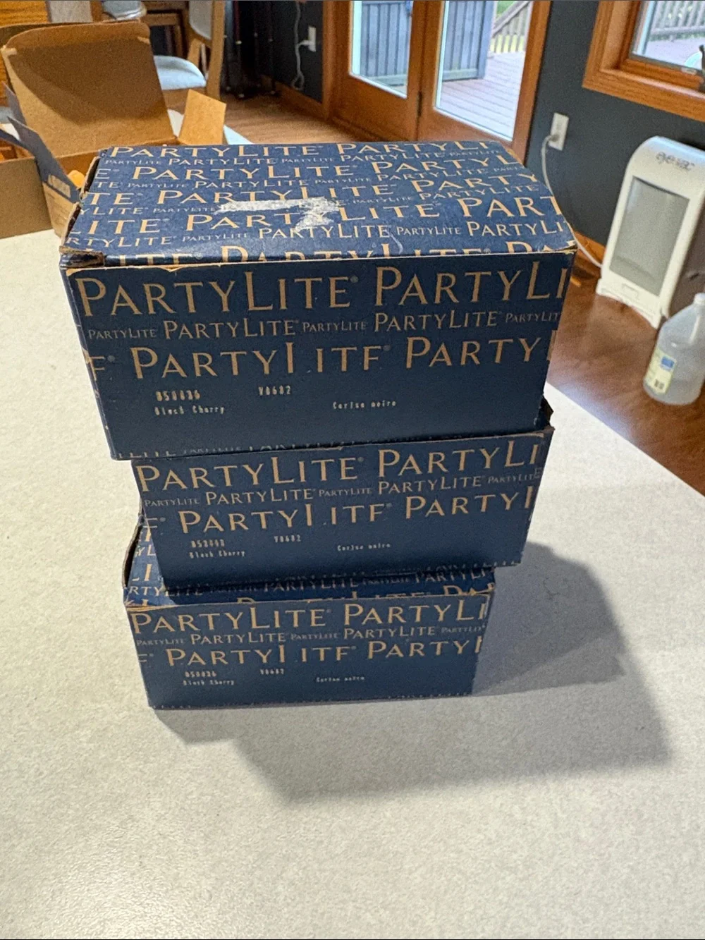 PartyLite Black Cherry 18 Votive Candle Boxes New