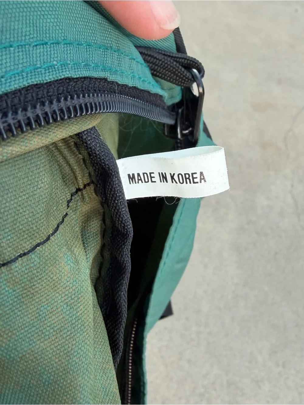 Eddie Bauer duffel cut