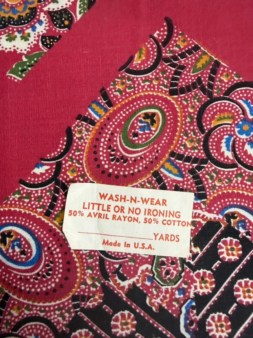 Vintage print floral