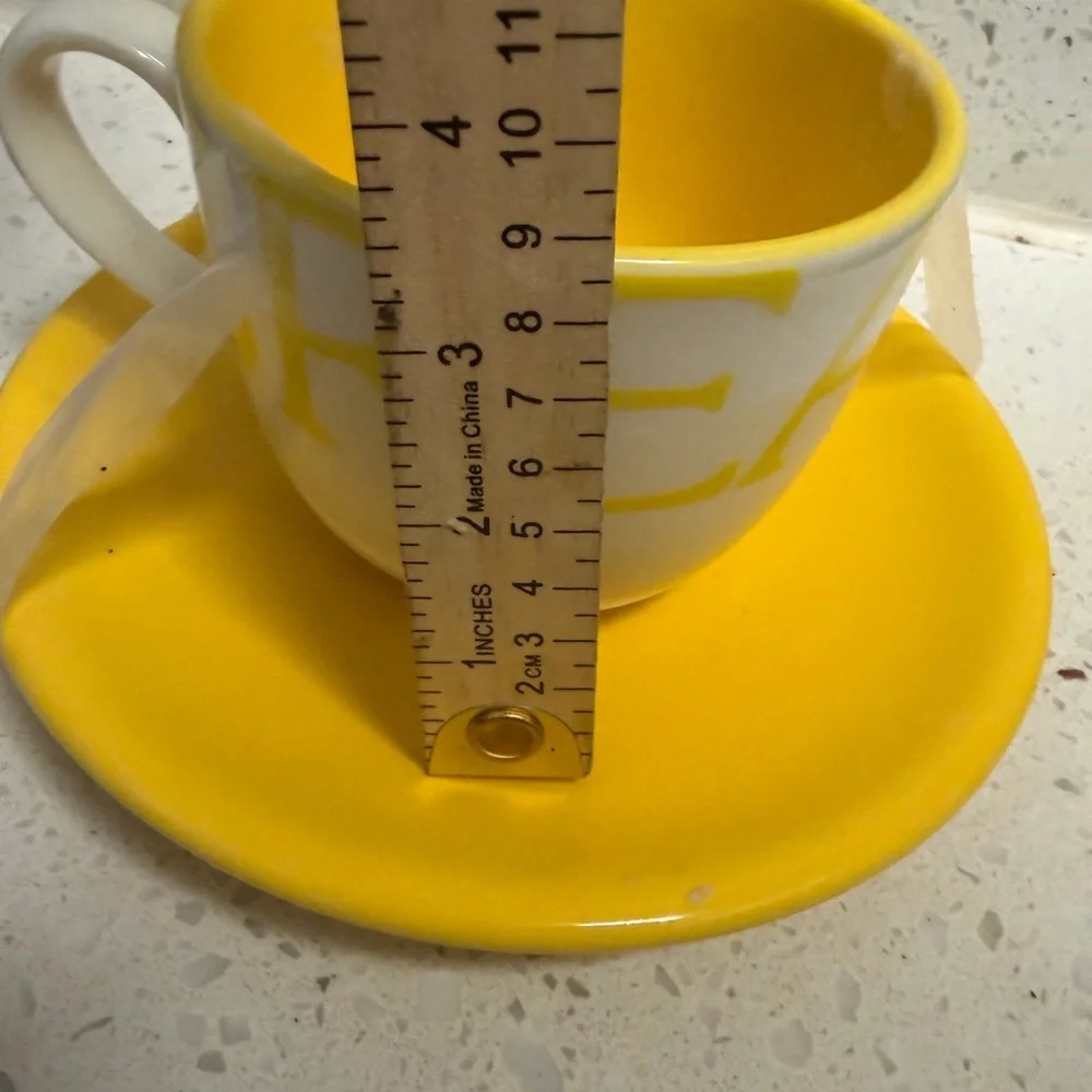 Crate&Barrel bright yellow
