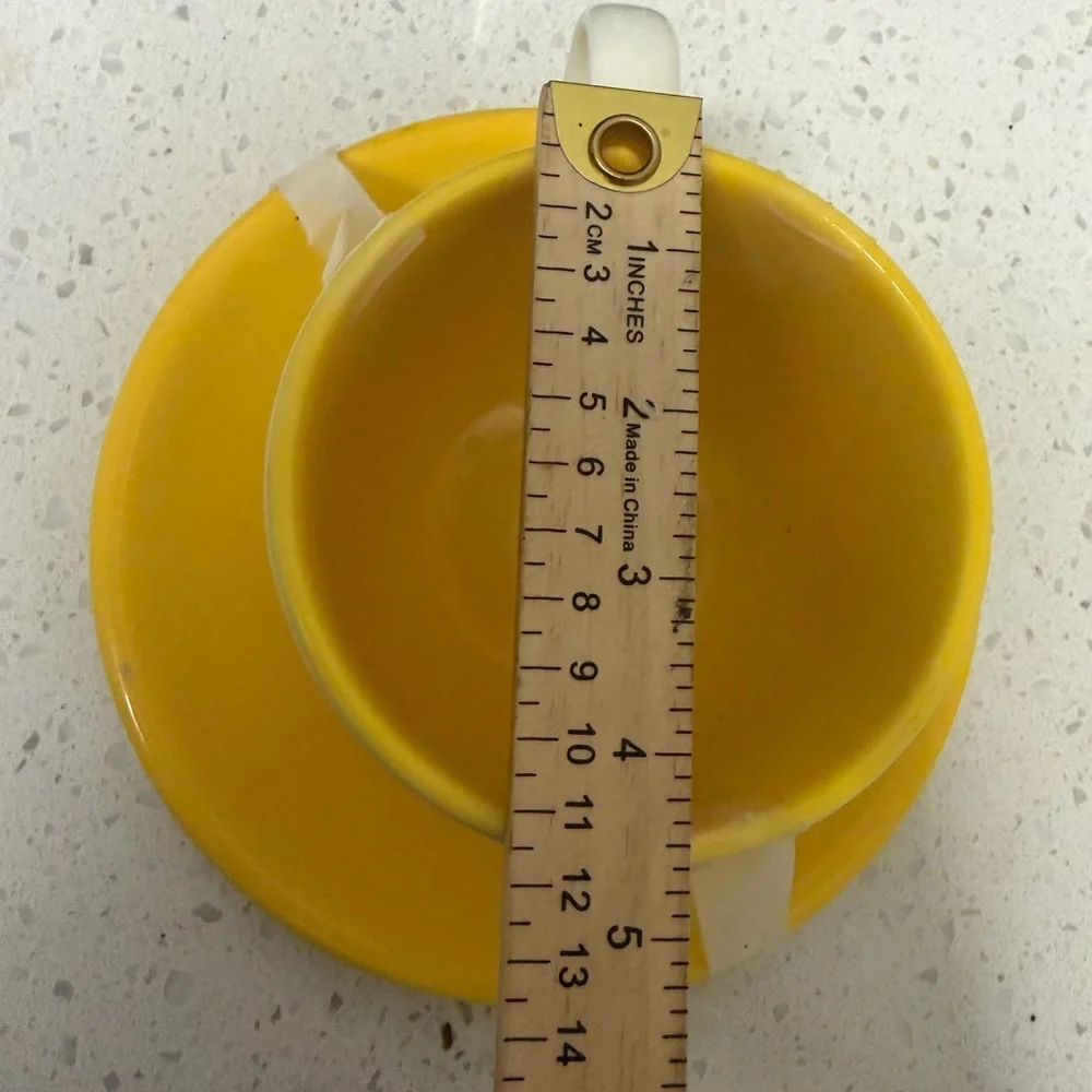 Crate&Barrel bright yellow