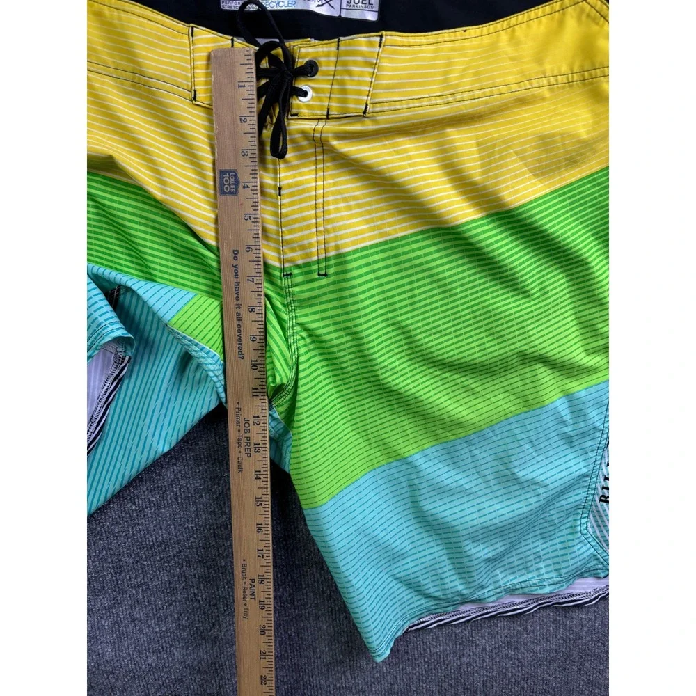 Billabong Board Shorts Mens 42 Yellow Green Platinum X Recycler Joel‎ Parkinson