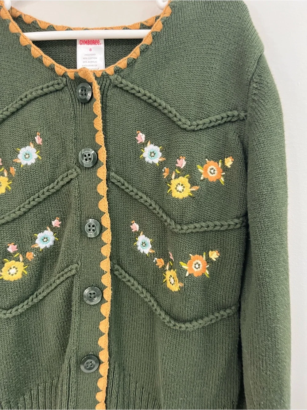 Gymboree features button